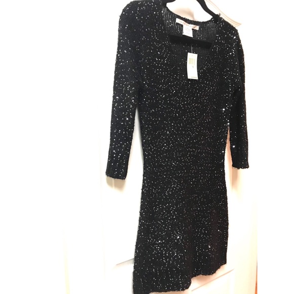 🖤HP🖤 New Max Studios Black Sweater Dress - Picture 4 of 11